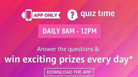 amazon quiz answers today 50,000|Amazon quiz answers today, July 27 2020: Amazon ₹50,000 .